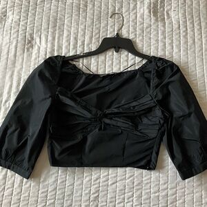 Elegant Women's Blouse in Black